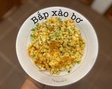 Hình bước làm 5 của món Bắp xào bơ trứng