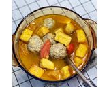 Hình bước làm 4 của món Bún riêu cua