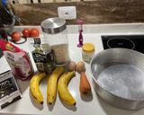 Foto del paso 1 de la receta: Snack perfecto!! Torta rápida y fácil zanahoria 🥕 y banano 🍌