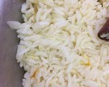 A picture of step 2 of Saffron vegetable Pullav with Onion Raita.
