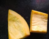 A picture of step 2 of Pumpkin Burfi.