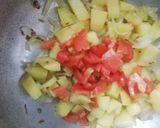 A picture of step 4 of Mix veggies gravy.