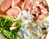 Hình bước làm 2 của món Bánh Kếp Hành