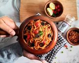 A picture of step 6 of Slow Roasted Tomato Spaghetti.