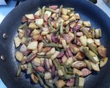 A picture of step 1 of Cheddar Smoked Sausage Skillet.