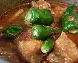 A picture of step 3 of Beef achar gosht.