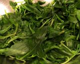 A picture of step 4 of Cold Tossed Malan Greens.