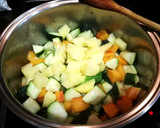 Foto del paso 4 de la receta: Crema de calabacín y calabaza - veggie🎃
