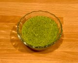 A picture of step 1 of Orzotto al Pesto Evolution.