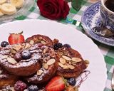 صورة لخطوة 4 من وصفة شرائح الخبز البايت المقلي🇫🇷"pain perdu" "french toast"