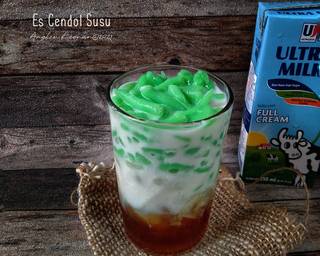 Es Cendol Susu (kenyal pakai agar²) - Step 4