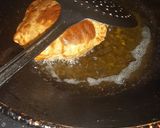 A picture of step 4 of Pudi or Poori.