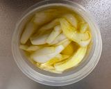 A picture of step 2 of New Onion Pickles.