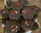 Gambar langkah 7 resipi Kek Coklat Badam (R384).
