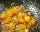 A picture of step 6 of Street style Chilli Upma Bytes - Indo Chinese Fusion.