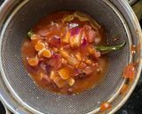A picture of step 6 of Paneer Shashlik Sizzler.