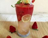 Hình bước làm 5 của món Soda dâu tây !