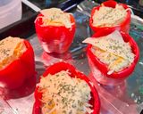 Foto del paso 5 de la receta: Pimientos rellenos de puré de papas