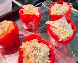 Foto del paso 5 de la receta: Pimientos rellenos de puré de papas