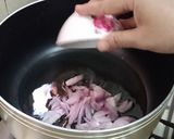A picture of step 1 of Green Beans Curry (Sem Phali ka Salan).