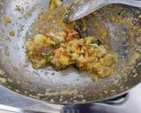 A picture of step 1 of Green chana nu punjabi shak.