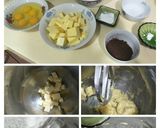 奶油棋格雙色蛋糕❤的食譜步驟3照片