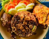 รูปขั้นตอนการทำที่ 6 ของ ข้าวไรซ์เบอรี่หมกไก่🥬🧄🌶️