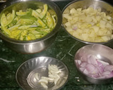 परवल आलू की मसालेदार सब्जी रेसिपी चरण 1 फोटो