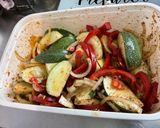Une image de l'étape 11 de Courgettes rondes et poivron grillés aux épices italiennes (recette plancha).