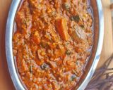 A picture of step 6 of Mogri and Eggplant Curry.