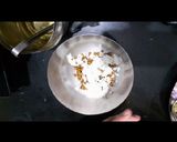 A picture of step 2 of Tikki chaat from left over lunch.