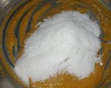 A picture of step 2 of Besan ke laddoo.