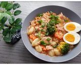Hình bước làm 3 của món Ginocchi phiên bản Ý lai Hàn Quốc 😂