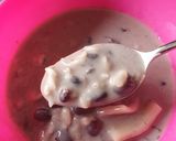 A picture of step 3 of Sweet black bean and sticky rice with Young Coconut (vegan).