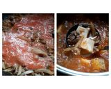 Foto langkah ke 2 dari resep Menu Diet GM hari ke 5, Soup tomat daging cincang tahu (sarapan).