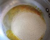 A picture of step 1 of Sooji ka Sheera.