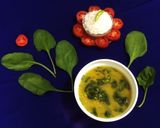 A picture of step 8 of Moong Palak Dal.