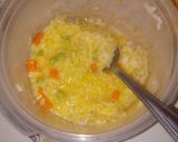 Foto del paso 1 de la receta: Tortitas de arroz en salsa verde