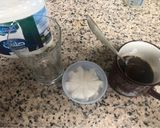 A picture of step 1 of Cold muttka coffee.