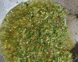Gambar langkah 3 resipi Sambal hijau.