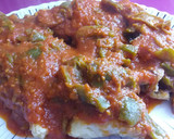 Foto del paso 4 de la receta: Bacalao frito con tomate y pimientos #tipica de semana Santa
