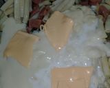 A picture of step 3 of Cold Meat Pasta.