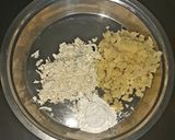 A picture of step 1 of Malai kofta with white gravy curry.
