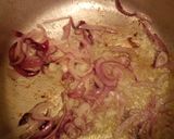 A picture of step 1 of Green grams stew with carrots seasoned with pilau masala.