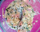 Foto del paso 3 de la receta: Tortilla de quinoa patata y espinaca con bacon (aprovechamiento)