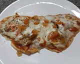 A picture of step 3 of One bite pizza in 10 min.