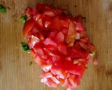 A picture of step 2 of Palak makhane ki sabji.
