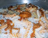 A picture of step 6 of Pasta chicken biryani.