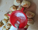 Foto del paso 5 de la receta: Buñuelos Choux rellenos de dulce de leche 💣 Profiteroles de dulce de leche