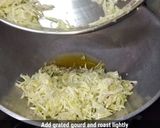 A picture of step 5 of Lauki ka Halwa.